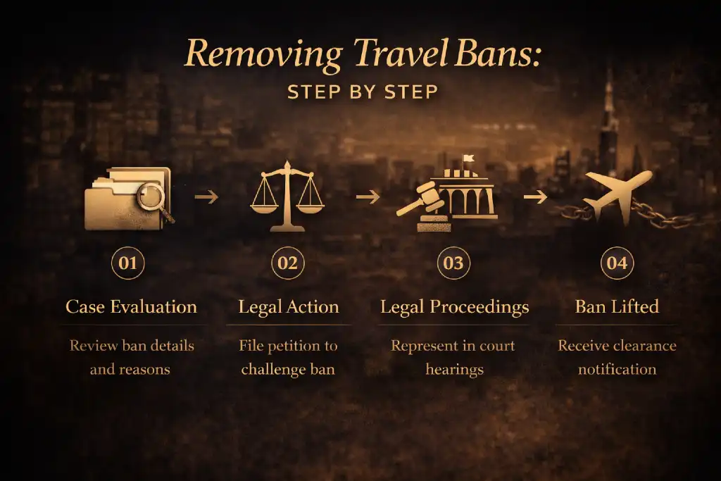 Travel Ban Removal Step by Step